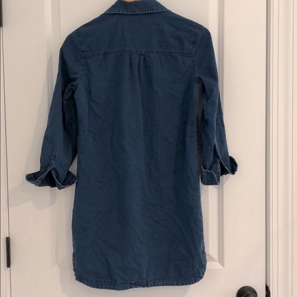 DONATED: Old Navy Chambray Long-Sleeve Shirtdress - Picture 3 of 7